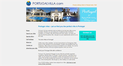 Desktop Screenshot of portugalvilla.com